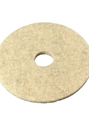 แผ่นปัดเงา สีเหลืองเบจ(ขนหมู) ขนาด 20 นิ้ว