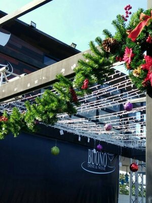 สายสนคริสต์มาสตกแต่งเขียว ขนาด2.7เมตรTOP GARLAND.