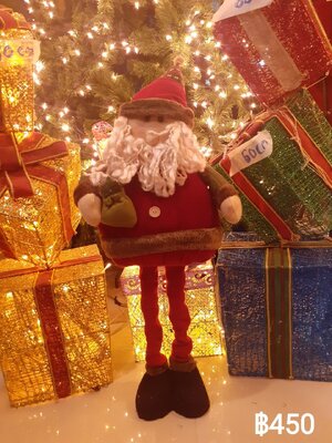 ตุ๊กตาคริสต์มาสซานต้าครอส