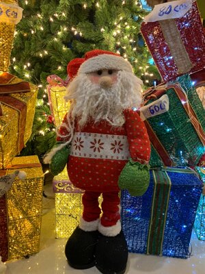 ตุ๊กตาคริสต์มาสซานต้าครอส