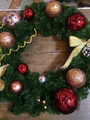 รีทคริสต์มาสตกแต่งขนาด"18นิ้ว "