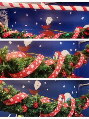 สายสนท้องช้างคริสต์มาสตกแต่ง ขนาด2.7เมตรTOP GARLAND.