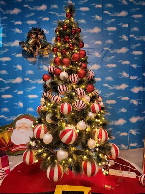 ต้นคริสต์มาสตกแต่งแบบใหม่6ฟุต