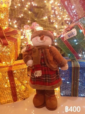 ตุ๊กตาคริสต์มาสซานต้าครอส