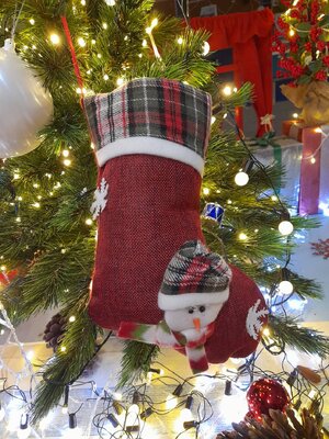 ถุงเท้าคริสต์มาสตกแต่ง27*20