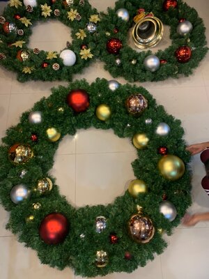 รีทคริสต์มาสตกแต่งขนาด"1เมตร "