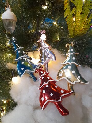 ของตกแต่งคริสต์มาสV8อ่านรายละเอียด4 นิ้วครึ่ง/4ชิ้น