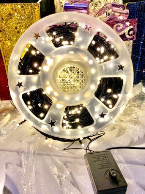 ไฟคริสต์มาสวอร์มเกรดA+"สำหรับงานตกแต่ง100เมตรสายทึบหนาพิเศษ