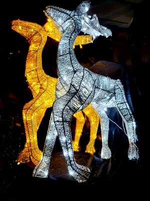 กวางไฟคริสต์มาสขนาด100cm.