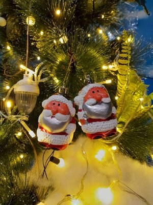 ของตกแต่งคริสต์มาสV8อ่านรายละเอียด 3นิ้ว2ชิ้น