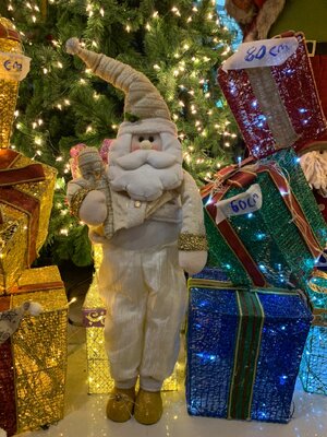 ตุ๊กตาคริสต์มาสซานต้าครอส