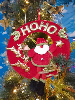 ของตกแต่งคริสต์มาสV8อ่านรายละเอียด9นิ้ว