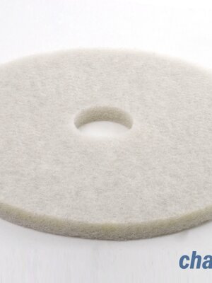 แผ่นปัดเงา สีขาว White Super Polish 4100 ขนาด 20 นิ้ว