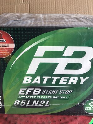 แบตเตอรี่ EFB 65LN2 ISS ระบบสตาร์ท-สต็อป 65แอมป์