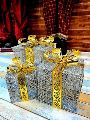 กล่องของขวัญคริสต์มาสตกแต่ง25*20*15cm.