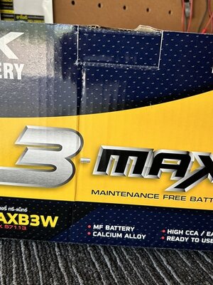 แบตเตอรี่3KMAXB3W ชนิดเตี้ย รุ่น LBN3‑57113