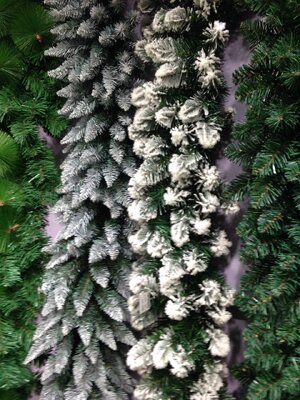 สายสนหิมะคริสต์มาสตกแต่งขนาด2.7เมตรTOP GARLAND.