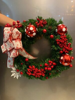 รีทคริสต์มาสตกแต่งขนาด" 16นิ้ว"