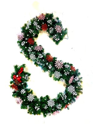 สายสนคริสต์มาสฟูลคัลเลอร์"หนาแน่น"