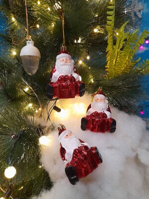 ของตกแต่งคริสต์มาสV8อ่านรายละเอียด 3นิ้ว/3ชิ้น