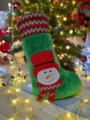 ถุงเท้าคริสต์มาสตกแต่ง39*25cm