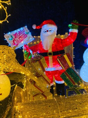 ตุ๊กตาคริสต์มาสซานต้าขนาด1.2เมตร