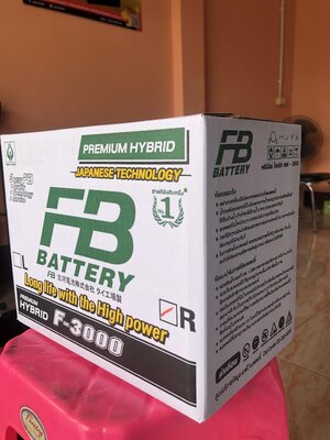 เเบตเตอรี่ PREMIUM HYBRID F-3000 100แอมป์ 105D31R/L