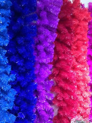 สายสนคริสต์มาสตกแต่งฟูใหญ่ ขนาด2.7เมตรTOP GARLAND.