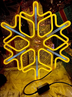 ราคาไฟสโนว์เฟล็ก ตกแต่งงานเลี้ยงวันคริสต์มาส