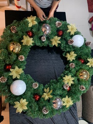 รีทคริสต์มาสตกแต่งขนาด"1เมตร "