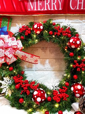 รีทคริสต์มาสตกแต่งขนาด"18 "