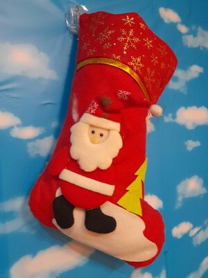 ถุงเท้าคริสต์มาสตกแต่ง44*30cm.