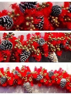 สายสนคริสต์มาสตกแต่ง ขนาด2.7เมตรTOP GARLAND.