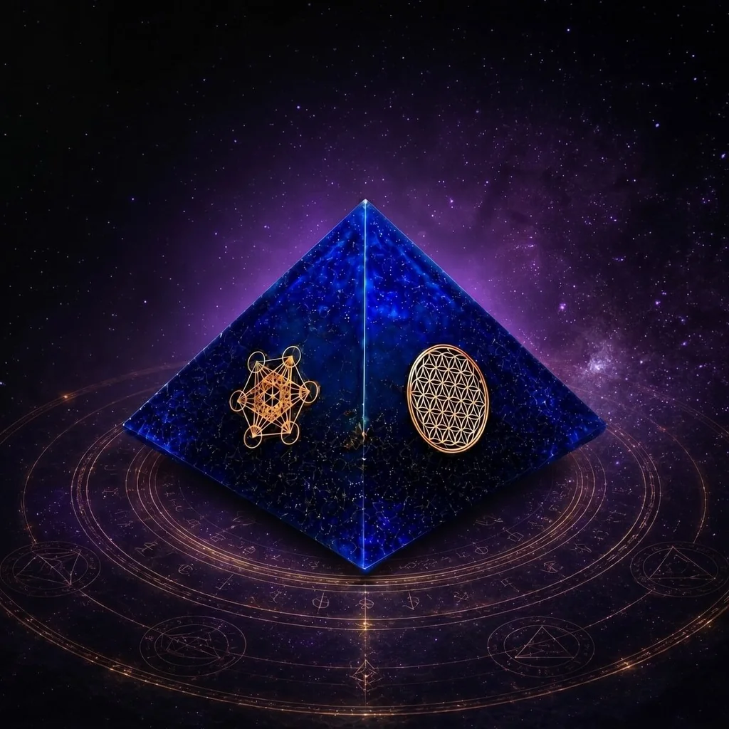 Pyramid Blue - Wisdom & Success Pyramid Blue - Wisdom & Success