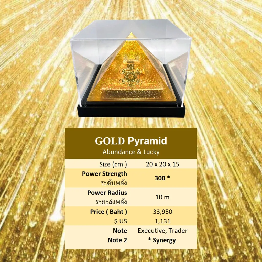 Gold Pyramid XL - Abundance Gold Pyramid XL - Abundance