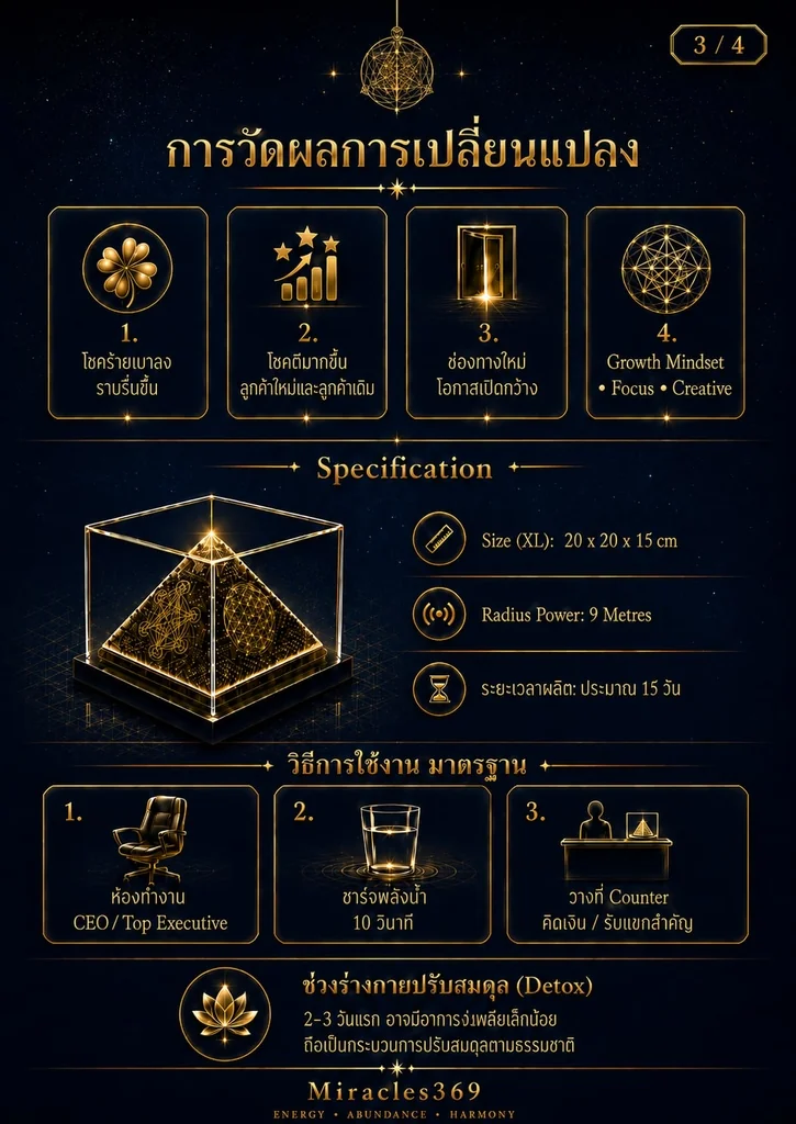 Gold Pyramid XL - Abundance Gold Pyramid XL - Abundance