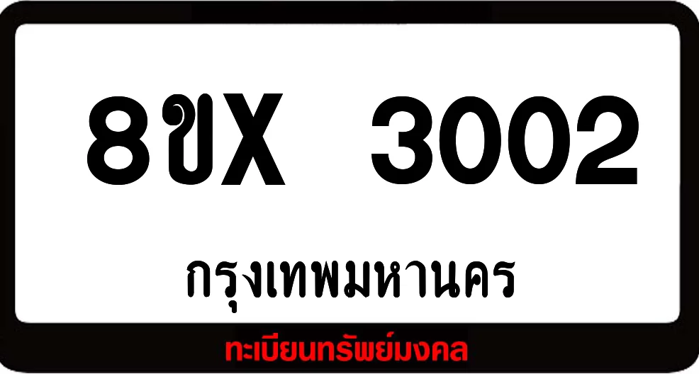 8ขx 3002 ทะเบียนรถสวย ล็อคทะเบียนรถ เลขสวย เลขมงคล 8ขx 3002 ทะเบียนรถสวย ล็อคทะเบียนรถ เลขสวย เลขมงคล