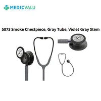 หูฟังทางการแพทย์ 3M Littmann Stethoscope รุ่น 5873 Smoke Chestpiece, Gray Tube, Violet Gray Stem หูฟังทางการแพทย์ 3M Littmann Stethoscope รุ่น 5873 Smoke Chestpiece, Gray Tube, Violet Gray Stem