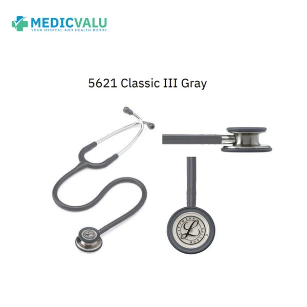 หูฟังทางการแพทย์ 3M Littmann Stethoscope รุ่น 5621 Classic III, Gray