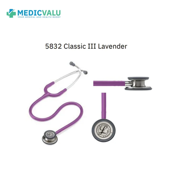 หูฟังทางการแพทย์ 3M Littmann Stethoscope รุ่น 5832 Classic III, Lavender หูฟังทางการแพทย์ 3M Littmann Stethoscope รุ่น 5832 Classic III, Lavender