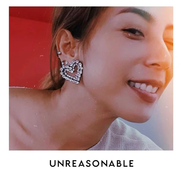 ต่างหูหัวใจ Crystal ต่างหูคลิป ต่างหูก้านเงินแท้ น้ำหนักเบา สวยใส่สบาย UA0711-01 Unreasonable Accessories image 4 ต่างหูหัวใจ Crystal ต่างหูคลิป ต่างหูก้านเงินแท้ น้ำหนักเบา สวยใส่สบาย UA0711-01 Unreasonable Accessories image 4