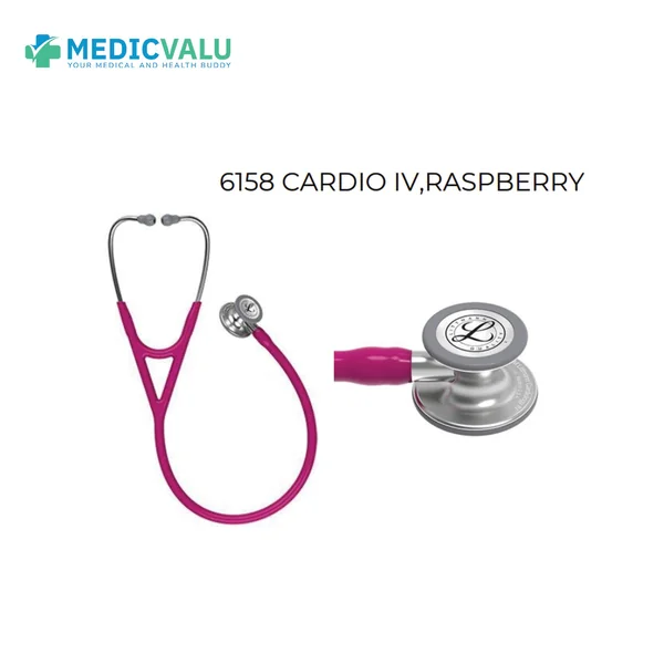 หูฟังทางการแพทย์ 3M Littmann Cardiology IV Stethoscope รุ่น 6158 CARDIO IV, RASPBERRY หูฟังทางการแพทย์ 3M Littmann Cardiology IV Stethoscope รุ่น 6158 CARDIO IV, RASPBERRY