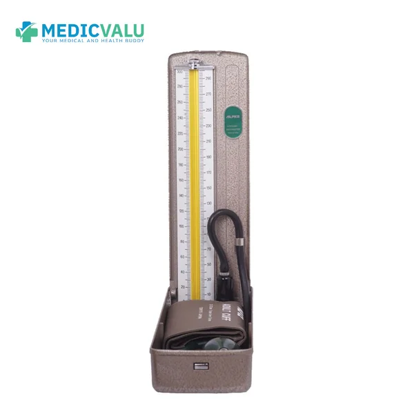 เครื่องวัดความดันโลหิตตั้งโต๊ะ ALPK2 รุ่น 300V มีตัวเครื่องทำจากอลูมิเนียม เป็นเครื่องแบบใช้ปรอท ผลิตจากประเทศญี่ปุ่น รับประกันศูนย์ไทย 1 ปี