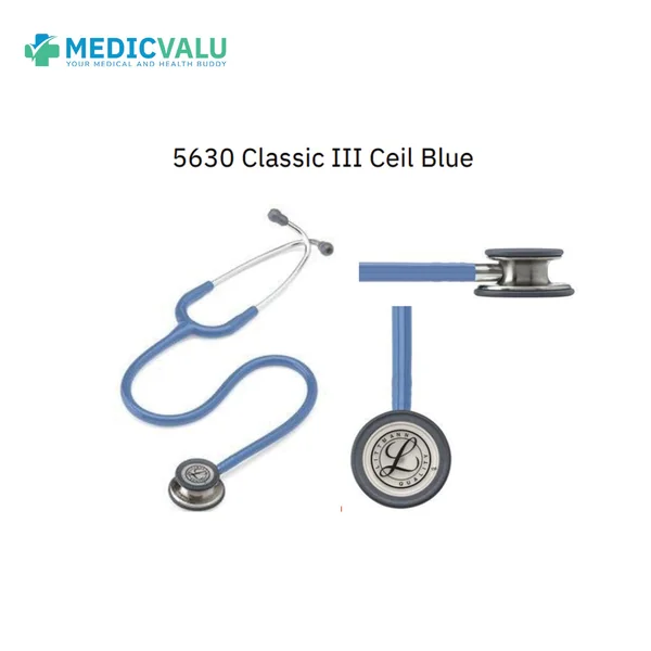 หูฟังทางการแพทย์ 3M Littmann Stethoscope รุ่น 5630 Classic III, Ceil Blue หูฟังทางการแพทย์ 3M Littmann Stethoscope รุ่น 5630 Classic III, Ceil Blue