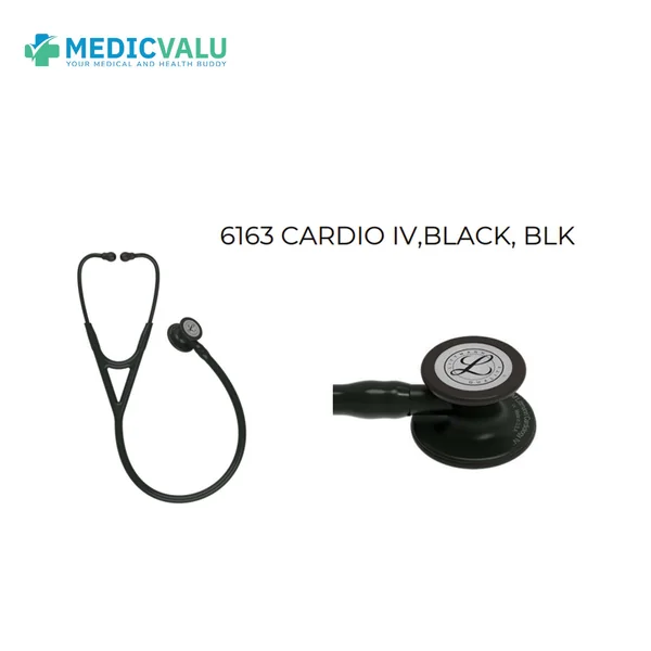 หูฟังทางการแพทย์ 3M Littmann Cardiology IV Stethoscope รุ่น 6163 CARDIO IV, BLACK, BLK หูฟังทางการแพทย์ 3M Littmann Cardiology IV Stethoscope รุ่น 6163 CARDIO IV, BLACK, BLK