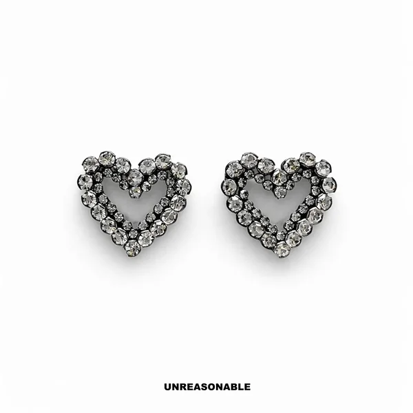 ต่างหูหัวใจ Crystal ต่างหูคลิป ต่างหูก้านเงินแท้ น้ำหนักเบา สวยใส่สบาย UA0711-01 Unreasonable Accessories image 6 ต่างหูหัวใจ Crystal ต่างหูคลิป ต่างหูก้านเงินแท้ น้ำหนักเบา สวยใส่สบาย UA0711-01 Unreasonable Accessories image 6