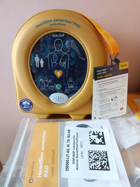 เครื่องกระตุ้นหัวใจไฟฟ้า AED Heartsine 350P (ผลิตภัณฑ์ของประเทศอังกฤษ) รับประกันในประเทศ 4 ปีและช่วยประสานงานกับต่างประเทศอีก 4 ปี image 2
