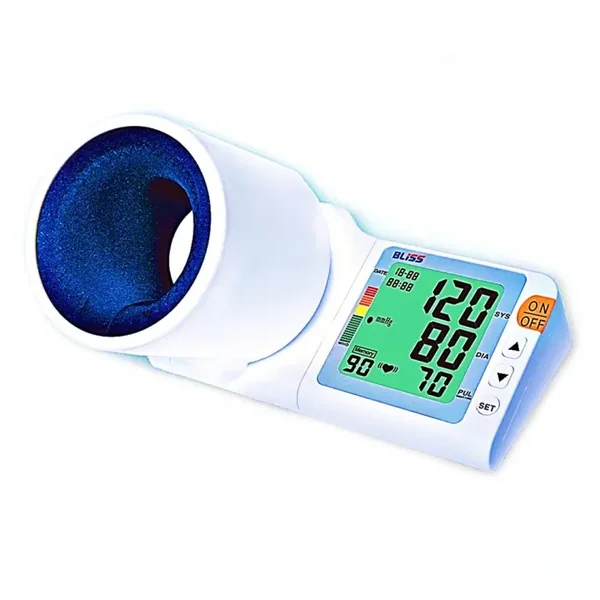 เครื่องวัดความดันโลหิตอัตโนมัติชนิดสอดแขน BLISS รุ่น BLB920 วัดค่าความดันโลหิตได้ในช่วง 40-280 มิลลิเมตร ขนาดแขนที่วัดได้ 22 - 36 เซนติเมตร รับประกันศูนย์ไทย 1ปี