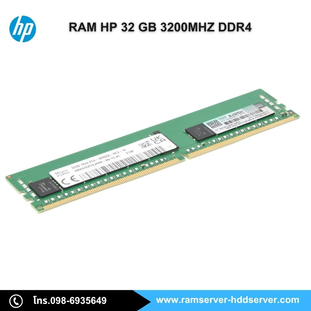 RAM HP 32GB DDR4 3200MHz ECC UDIMM ของแท้ใหม่ ประกัน1ปี