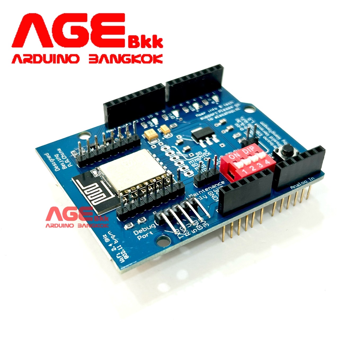 ESP8266 ESP-12E UART WIFI Wireless Shield For Arduino UNO R3 - AgeBkk ...